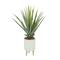 3.5" Potted Modern Style Aloe Vera Artificial Foliage